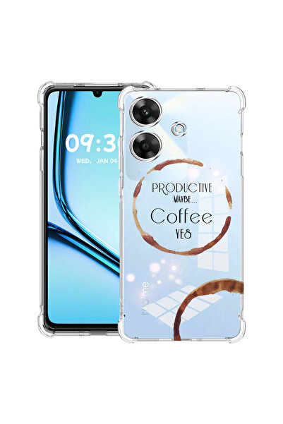 bestcase Carcasă antișoc pentru Realme Note 60 / Note 60X cu design Coffee, 2...