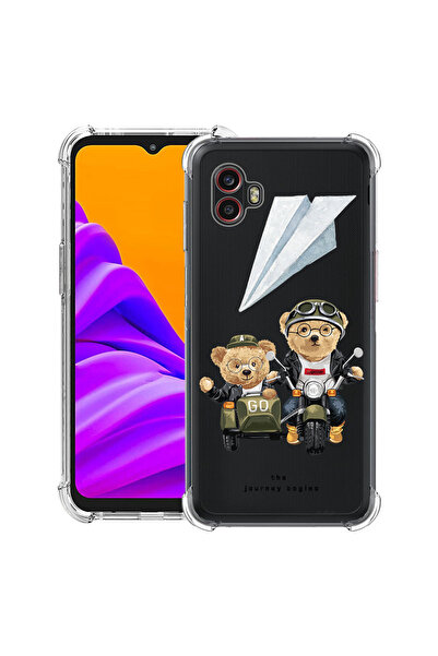 bestcase Husă antișoc pentru Samsung Galaxy Xcover 7 Pro cu design Teddy On The Road, 2052051 AS 932