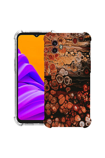 bestcase Αντικραδασμική θήκη πλάτης για Samsung Galaxy Xcover 7 Pro με ξύλινο...