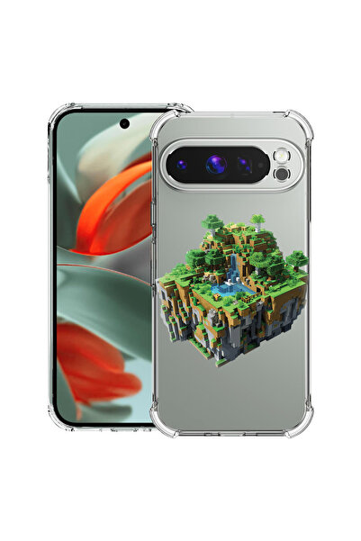 bestcase Husă antișoc pentru Google Pixel 10 Pro XL cu design Minecraft World...