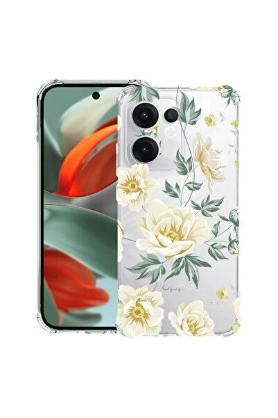 bestcase Carcasă antișoc compatibilă cu Oppo Reno15, flori