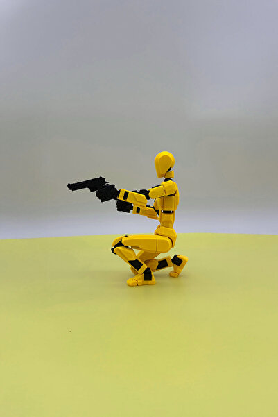 OVERMAX Robot 13 Dummy Sarı Siyah Eklemleri Hareketli Figür Oyuncak - Dummy 13