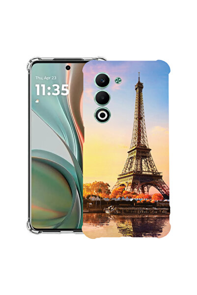 bestcase Carcasă antișoc pentru OPPO A5 5G cu design Turnul Eiffel din Paris,...