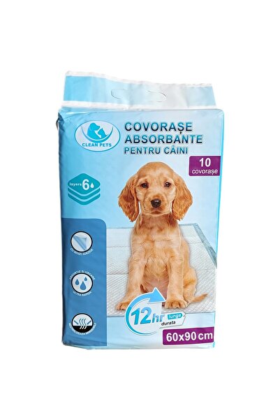Clean Pets Covorașe absorbante tratate, pentru dresaj, Clean Pets, 60x90 cm, ...