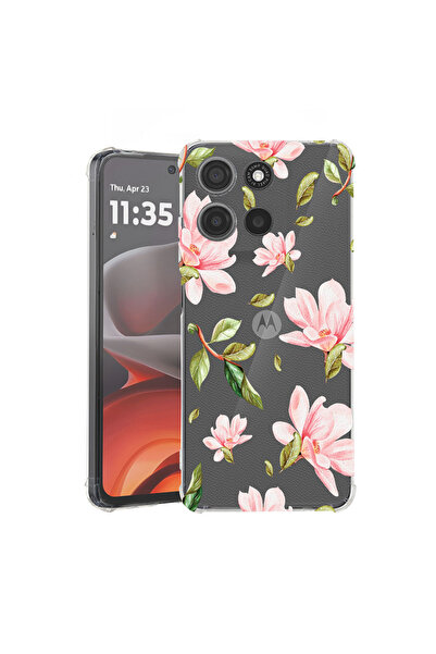 bestcase Husă antișoc pentru Motorola Edge 60 Pro cu colecția Design Flowers,...