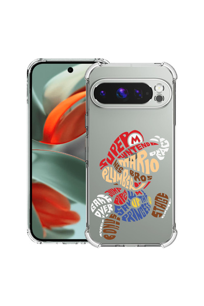 bestcase Husă antișoc pentru Google Pixel 10 Pro XL cu design caligrafic Super Mario, 2052063 AS 1524