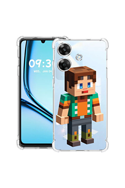 bestcase Carcasă antișoc pentru Realme Note 60 / Note 60X cu personaj Minecra...