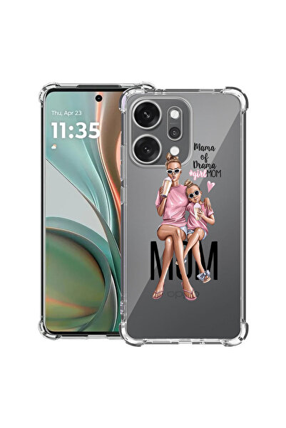 bestcase Husă antișoc pentru OPPO Reno 14 5G cu design Girl Mom Mama of Drama...
