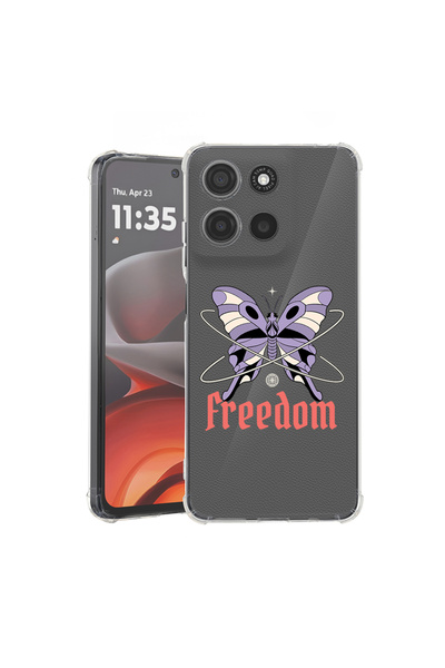 bestcase Husă antișoc pentru Motorola Edge 60 Pro cu design liber - Fluture, 2052054 AS 1500