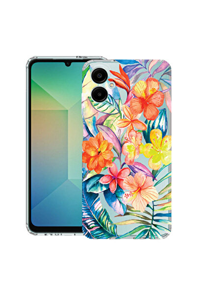 bestcase Husă antișoc pentru Samsung Galaxy A07 4G cu design floral actual, 2...