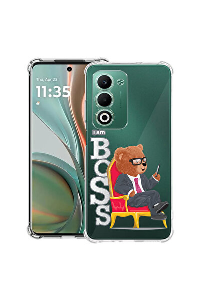 bestcase Husă antișoc pentru OPPO A5 5G cu design Teddy Bear - I'm Boss, 2052...