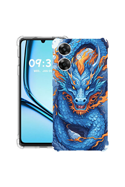 bestcase Carcasă antișoc pentru Realme Note 60 / Note 60X cu design Blue Drag...