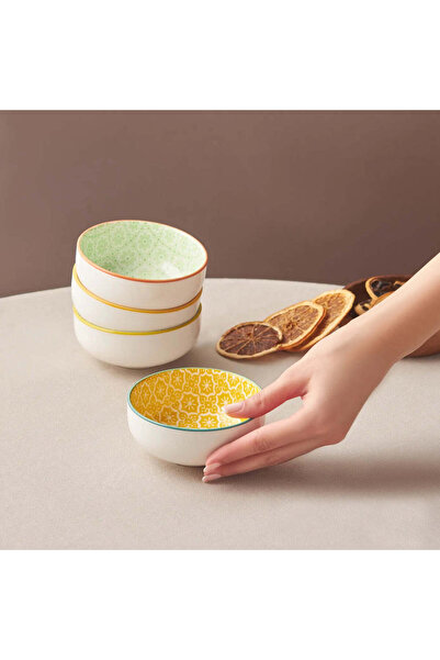 Karaca Floral Round, Snack Bowl, 10cm, Green