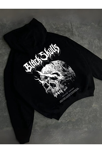 Toum Hanorac cu glugă oversize unisex cu imprimeu streetwear