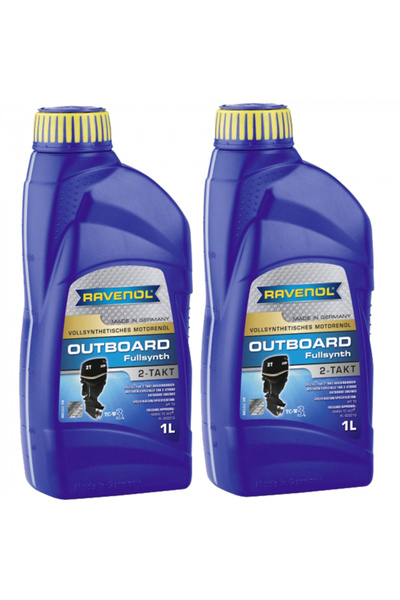 RAVENOL Pachet de 2 litri de ulei sintetic 2T Outboard