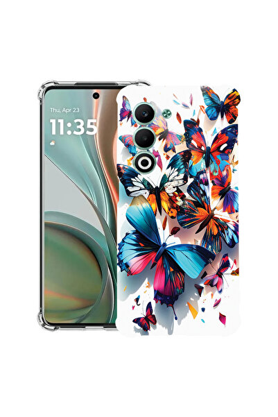 bestcase Carcasă antișoc pentru Xiaomi Redmi 15 5G (169 mm), fluturi colorați, 2078496 AS 1226