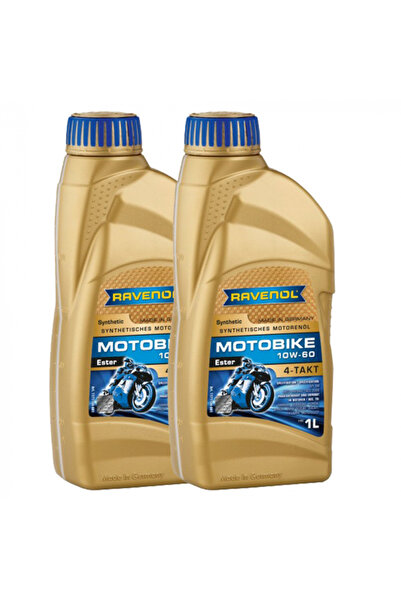 RAVENOL Sticlă de 2 litri de ulei Motobike 4T Ester 10W60