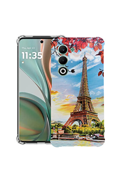 bestcase Carcasă antișoc pentru OPPO A5 5G cu design Turnul Eiffel din Paris,...