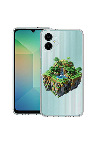 bestcase Carcasă antișoc pentru Samsung Galaxy A07 4G cu design Minecraft Wor...