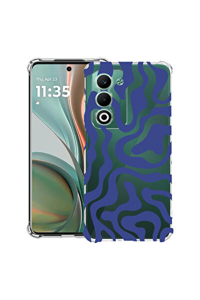 bestcase Carcasă antișoc pentru OPPO A5 5G cu design albastru abstract, 20520...