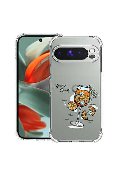 bestcase Husă antișoc pentru Google Pixel 10 Pro XL cu design Aperol Spritz, ...