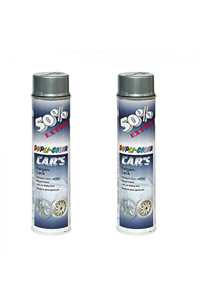 Dupli-Color Pachet 2 x Vopsea Spray Argintiu pentru Jante 600 ml