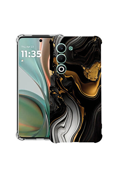 bestcase Удароустойчив гръб за OPPO A5 5G с дизайн в течни цветове, 2052056 A...