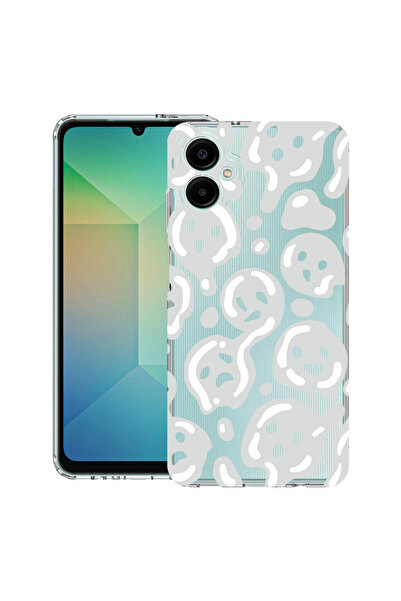 bestcase Husă antișoc pentru Samsung Galaxy A07 4G cu design Gray Acid Smiley...