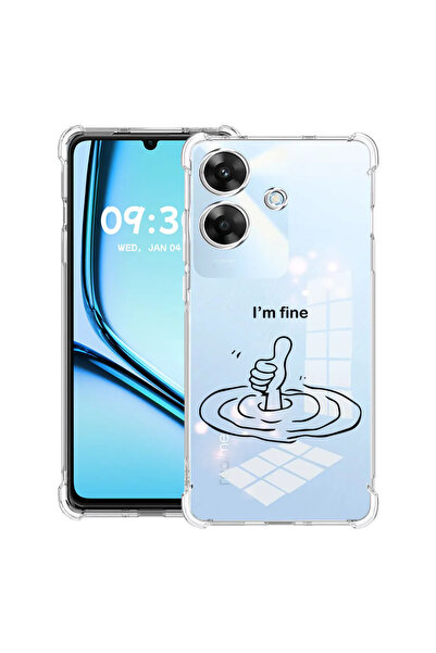 bestcase Αντικραδασμική πίσω θήκη για Realme Note 60 / Note 60X με σχέδιο I'm...
