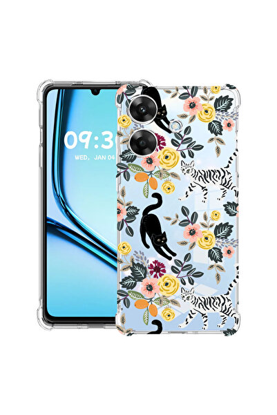 bestcase Carcasă antișoc pentru Realme Note 60 / Note 60X cu model pisică, 20...