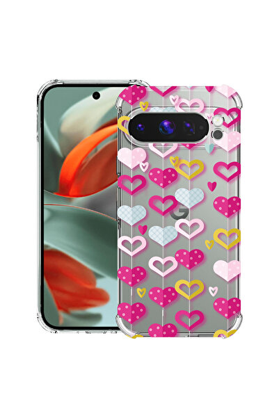 bestcase Husă antișoc pentru Google Pixel 10 Pro XL cu design inimioare drăguțe, 2052063 AS 185