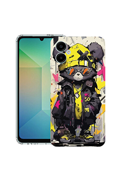 bestcase Husă antișoc pentru Samsung Galaxy A07 4G cu design ursuleț de pluș ...