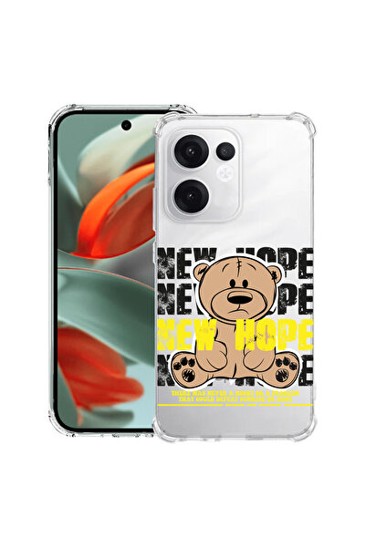 bestcase Husa antișoc compatibilă cu Oppo Reno15, Teddy Bear New Hope,