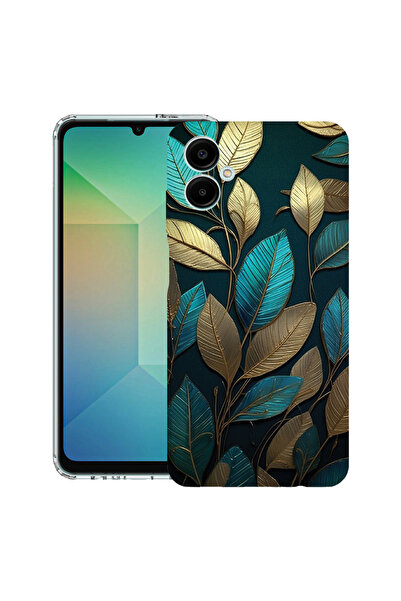 bestcase Husă antișoc pentru Samsung Galaxy A07 4G cu design Golden Feathers,...