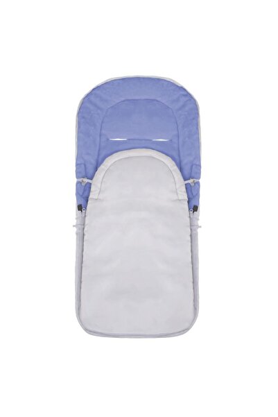 Springos Spací pytel pro děti, pro miminka, s potahem, šedo-modrý, 90x43/35 cm