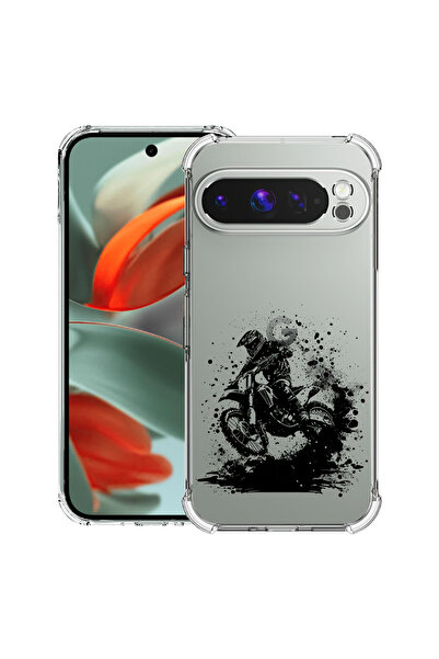 bestcase Husă antișoc pentru Google Pixel 10 Pro XL cu design MotoCross, 2052...