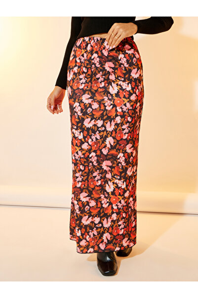 Take Two By Styli All-Over Floral Print Maxi Skirt