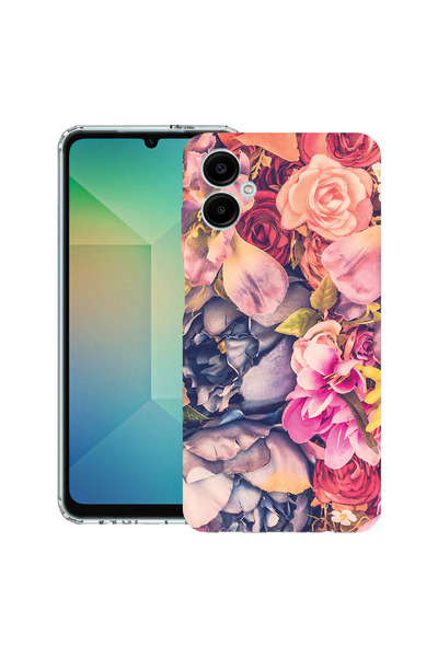 bestcase Αντικραδασμική θήκη πλάτης για Samsung Galaxy A07 4G με σχέδιο Flora...