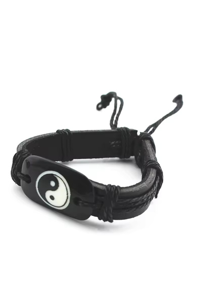 PriStyle Bratara Unisex Yin și Yang, Lungime Reglabilă, PriStyle®