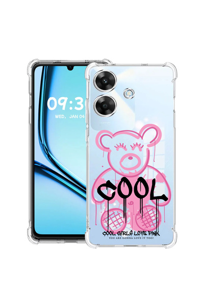 bestcase Husă antișoc pentru Realme Note 60 / Note 60X cu design Teddy Bear C...
