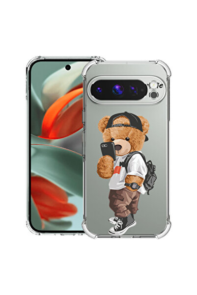 bestcase Carcasă antișoc compatibilă cu Google Pixel 10 Pro / Pixel 10, ursul...
