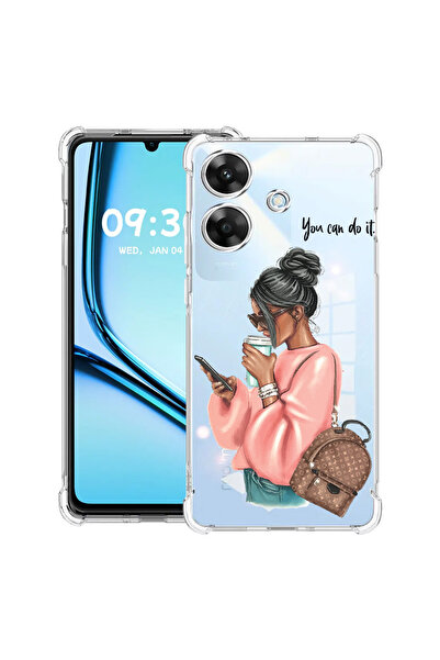 bestcase Husă antișoc pentru Realme Note 60 / Note 60X cu design Shopping Gir...