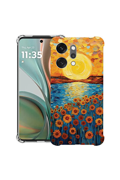bestcase Carcasă antișoc pentru OPPO Reno 14 5G cu design pictură floarea-soa...