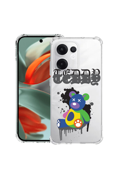 bestcase Carcasă antișoc compatibilă cu Oppo Reno15 Pro, culori pastelate Ted...