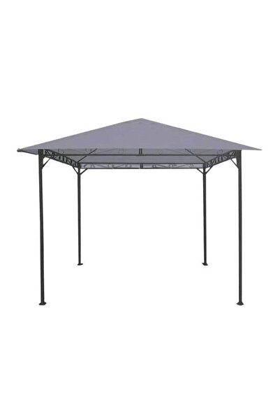 JollyMag Pavilion pentru gradina/terasa, cadru metalic, gri, 3x3x2.55 m, Elena