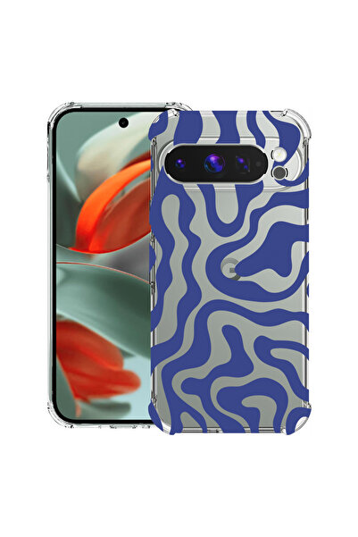 bestcase Husă antișoc pentru Google Pixel 10 Pro XL cu design albastru abstract, 2052063 AS 1477