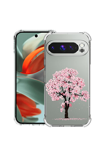 bestcase Husă antișoc pentru Google Pixel 10 Pro XL cu design copaci înfloriți, 2052063 AS 1833