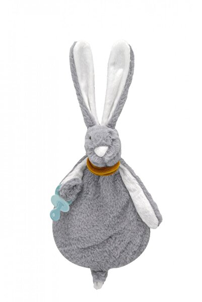 JollyMag Jucarie atasament bebelusi Iepuras, BabyJem, cu sistem prindere suze...