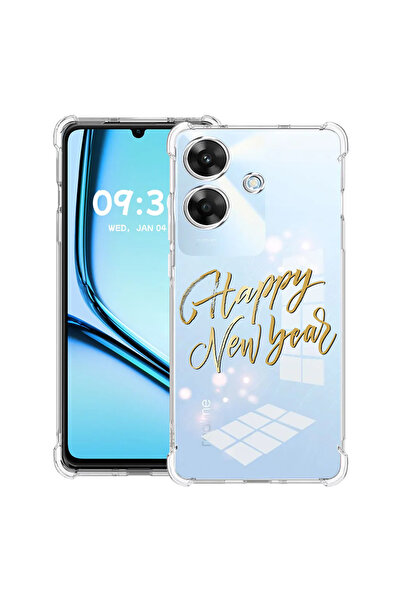 bestcase Husă antișoc pentru Realme Note 60 / Note 60X cu design „La mulți an...