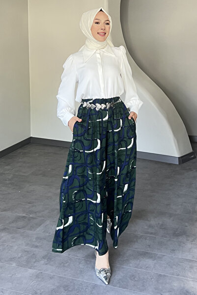 SaklıButik Paint Patterned Loose Pants